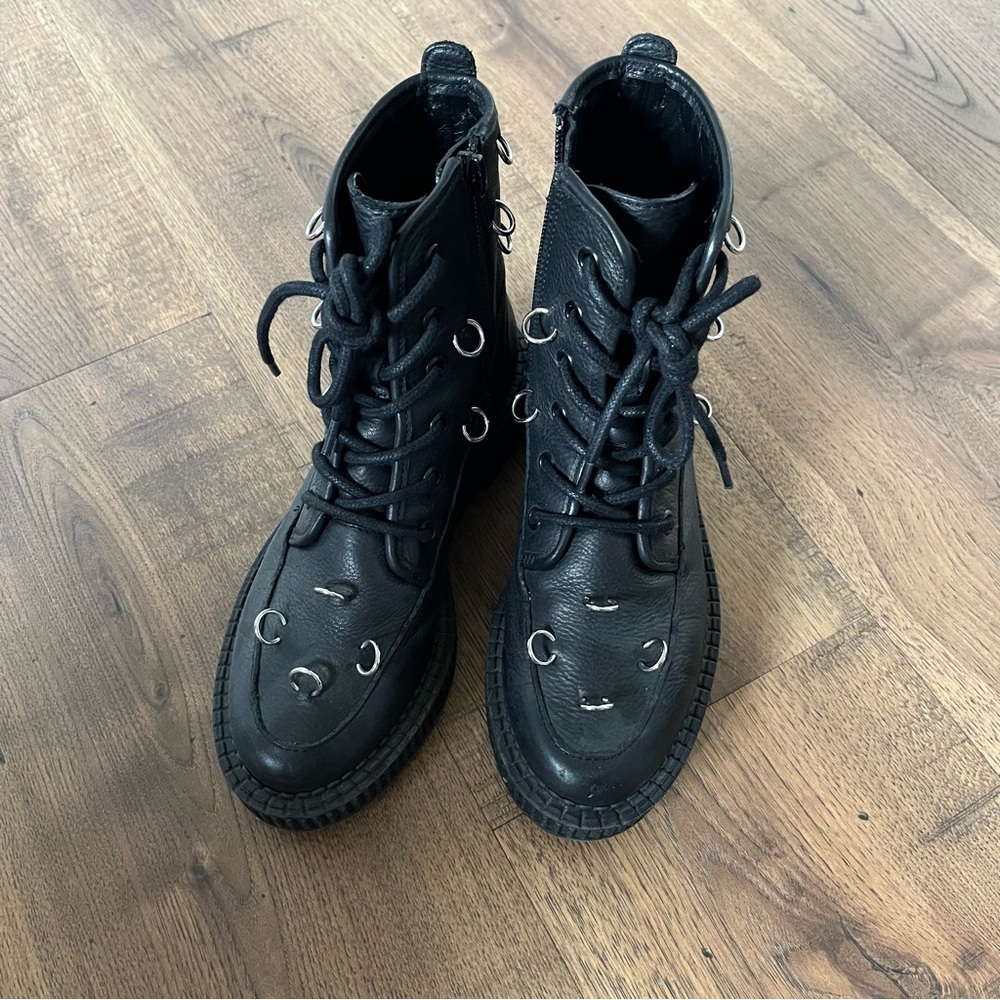 Katy Perry Collections Black Combat Boots